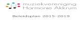 Beleidsplan Muziekvereniging Harmonie 2015-2019€¦ · In hoofdstuk 3 staat de visie van muziekvereniging “Harmonie”. De visie beschrijft het toekomstbeeld en de lange termijn
