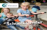 Schoolkalender 2018-2019 - De Bouwhof · 2018-08-28 · Beste ouders/verzorgers, Hierbij ontvangt u de schoolkalender voor het schooljaar 2018 - 2019. Met deze kalender willen wij