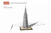 21031 Burj Khalifa - Lego · terminal Haj de l’aéroport de Jeddha, SOM n’est pas novice en matière de conception architecturale au Moyen-Orient. SOM a intégré des éléments
