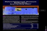 Natuurhistorisch Museum Rotterdam Jaarverslag 2007 · PDF file [Dit is het 21e jaarverslag van de Stichting Natuurmuseum Rotterdam, met tekstbijdragen van Kees Moeliker, Jelle Reumer