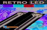 RETRO LED - aquadistri.com€¦ · Retro LED met T5 montagedop Retro LED met T8 montagedop RETRO LED AQUARIUMVERLICHTING Vervang eenvoudig uw bestaande TL-verlichting door deze energiezuinige