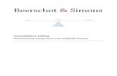 Consultative Selling - Beerschot & Simons · Wanneer Consultative Selling 2.0? De methode van Consultative Selling 2.0 biedt in veel verkoopsituaties voordelen. Zonder deze aanpak