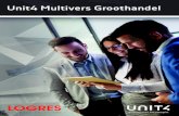 Brochure Unit4 Multivers Groothandel - Logres · Meer omzet, meer winst, meer tevreden klanten, meer continuïteit voor uw bedrijf. ... etcetera, maar ook met uw klanten en leveranciers.