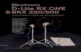 Elinchrom D-Lite RX ONE BRX 250/500 · De RX ONE-set is in verschillende uitvoeringen verkrijgbaar. Na draadloze (studio) flitserontsteking en draadloze TTL-sturing zijn flitsers