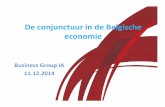 De conjunctuur in de Belgische economie › upload › agoriav3 › 0_Tech_Ind_Agoria_Econ_Situ.pdf · De conjunctuur in de Belgische economie Business Group IA 11.12.2014. ... NBB