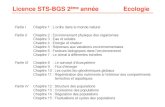 Licence STS-BGS 2 année Ecologie · Licence STS-BGS 2 ème année Ecologie. Plan.pdf (PROTEGE) - Adobe Reader ... Le concept d'écosystème Flux d'énergie ... Ecologie générale,