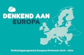 Verkiezingsprogramma Europees Parlement 2019 – 2024 · 2019-05-08 · 4 Verkiezingsprogramma Europees Parlement 2019 – 2024 Voorwoord Tunahan Kuzu Uit de ruïnes en vijandschap