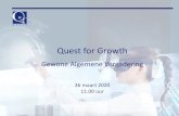 Quest for Growth...Quest for Growth verbindt zich ertoe om 15 miljoen euro te investeren in het Capricorn Digital Growth Fund. Van deze verbintenis is € 3,75 miljoen geïnvesteerd