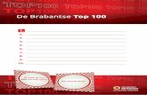 De Brabantse Top 100 - › cmsprod › file › ... · PDF file Ad de Laat – Brabant mijn Brabant 36. Bjorn van der Doelen – Vrouwen uit Brabant 37. Anneke Gronloh – Brandend