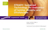 STEADY: Sustained Technology for Evaluation of lumbar ...€¦ · –Poster STEADY –Uitleg over inclusie en exclusie criteria + uitleg aan de patiënt –ODI Vragenlijst. Procedure