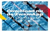 Download nu de ZwemApp In de App of Play Store...systeem. Met behulp van smileys kun je zien of je kind nog niet, al redelijk of hele-maal voldoet aan de eisen van de lesgroep waar