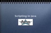 Scripting in Java - technology.amis.nl€¦ · Groovy Variant op Java syntax Hergebruik van Java API’s (met extensies) Alles is een object Gebruiksmogelijkheden geinterpreteerd