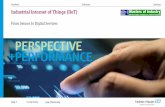 Industrial Internet of Things · 11/22/2018 IIoT - From Sensor to Digital Services Industrial Internet of Things (IIoT) –van sensoren tot digitale services 30% procent van de geïnstalleerde