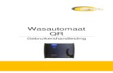 Wasautomaat QR - DUWO€¦ · JE START DE WASMACHINE OF DROGER BIJ HET APPARAAT ZELF. Als er geen reservering is gemaakt De automaat geeft aan welke machine vrij is voor gebruik.
