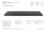 KKM-251S Keyboard DataSheet SPA 2018-07-16-V1 › media › KKM-251S-SPA.pdf · Teclas multimedia Indicadores LED Complementa tu laptop o PC con este elegante teclado de per˜l ultradelgado.
