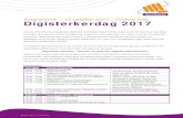 Programma Digisterkerdag 2017 - Stichting Digisterker › download › Programma... · Programma – 12 oktober 2017 – Cultura Ede Digisterkerdag 2017 Voor de vierde keer op rij