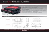 ste-50xc datasheet v3 04-03-09 - NetSuite › c.685553 › site › products › ste-502c › d… · PA-STX-USPower Adapter for STE-501C (USA) PA-STE502-USPower Adapter for STE-502C