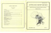 AFRICAN HERP NEWS Iafricanherpetology.org › wp › wp-content › uploads › 2018 › 12 › AHN... · 2018-12-12 · 2 African Herp News 14 Dec 1990 SECOND HAA SYMPOSIUM ON AFRICAN