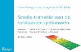 Urban Energy research agenda for TU Delft...Referent: Ronald Franken – Portaal 30 Mei, 2018 2 Het Doel Hoe kunnen we grootschalige hoogwaardige energierenovaties van woningen en