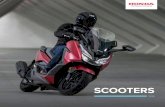 SCOOTERS - HONDA · pgm fi programmed fuel injection hecs3 honda evolutional catalysing system abs anti-lock braking system iss idle stop system euro 4 euro 4 euro 4 emissions regulionat