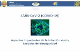 SARS-CoV-2 (COVID-19) › wp-content › uploads › 2020 › 06 › PRESEN… · SARS-CoV-2 Calvet L, et al. MJA, Apr 2020 • Es un virus esférico, envuelto, con material genético
