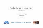 Fotoboek maken - Micro Computerclub Almelo · 2020-03-02 · • Het fotoboek wordt met de geselecteerde fotos aangemaakt. • We kunnen vervolgens het gemaakte werk bewerken, e.e.a.