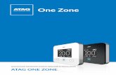 One Zone - Compano › Data › Environments › 000001... · 2020-06-12 · het mogelijk de instellingen van de thermostaat aan te passen. In het ATAG Zone systeem bestaan 6 modi