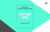 YOUTUBE 2020 · “The Google divisionintroduced two new internal metrics in the past two years for gauging how well videos are performing, according to people familiar with the company’s
