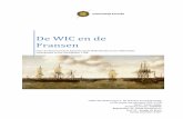 De WIC in 1708 - Universiteit Utrecht · 2014-09-05 · 2 De WIC en de Fransen: over de directe Franse agressie op de Nederlandse trans-Atlantische scheepvaart in het oorlogsjaar