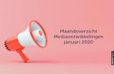 Maandoverzicht Mediaontwikkelingen januari 2020€¦ · Vanaf 1 januari 2020 is Ad Alliance de naam van het nieuwe netwerk voor videosales van RTL Nederland. Hieronder vallen tevens