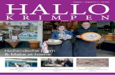 HALLO · jaargang 2 | magazine nr. 3 | mei 2016 Hollandsche roem & Make at home. 2 HalloKrimpen Magazine mei 2016. HalloKrimpen Magazine mei 2016 3 met dank aan allen die kopij hebben