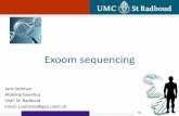 Exoom sequencing - stofwisselingsziekten · 2014-03-31 · Van paradox naar paradigm: De novo mutaties zijn een belangrijke oorzaak van hersenziekten zoals verstandelijke beperking