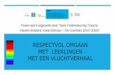 Internettenoverleg Centra voor Leerlingenbegeleiding Vlaams …sharepoint.pvoc.be/PPT algemeen (lang)-Trauma- en cultuur... · 2020-02-19 · RESPECTVOL OMGAAN MET LEERLINGEN MET