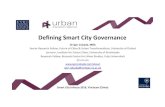 Igor Calzada - Defining Smart City Governance Yinchuan ... · 12/10/2016  · Venue: SMIT () — Vrije Universiteit Brussel, Belgium VUB- Brussels Centre for Urban Studies transformations.ox.ac.uk