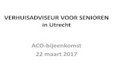 VERHUISADVISEUR VOOR SENIOREN in Utrecht ACO-bijeenkomst …€¦ · on domestic violence (CEDAW) •Improvement cooperation NGOs (CRC) •Dissemination and awareness raising (CRC)