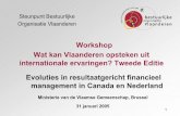 Steunpunt Bestuurlijke Organisatie Vlaanderen · – Public Service Modernisation Act 2003 – Training and Development Canada + Canadian Centre for Management Development – Vorming