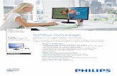 227E6EDSD/00 Philips LCD-monitor met SoftBlue-technologie · 2016-08-30 · 227E6EDSD/00 Kenmerken LCD-monitor met SoftBlue-technologie E Line 22 (zichtbaar 54,6 cm (21,5")), Full