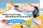 Meeting Solutions - Van Kralingen Office BV · 1 rol, 1,219 m x 2,438 m DEFPackL Nieuw 2017 Post it® Super Sticky Dry Erase Sheets, 15 vellen, 27,9 cm x 39,0 cm DEFPackS Nieuw 2017