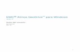Atmos GeoDrive para Windows · 1 EMC® Atmos GeoDrive™ para Windows Versión 1.5 Guía del usuario 302-003-661 REV. 02