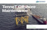 TenneT Offshore Maintenance · 600 uur preventief onderhoud + 3 campagnes per jaar RAM eisen (beschikbaarheidseisen van de verbindingen) • Offshore Robot (ANYmal) 18-april-2019
