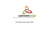 Schoolkalender 2019-2020 - Basisschool Gaanderwijs · 2019-09-02 · werkplekstudenten (3e jaars Pabo) op Gaanderwijs krijgen. Zij zijn een volwaardige toevoeging aan ons team en