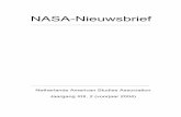 NASA-Nieuwsbrief€¦ · De inhoud van deze Nieuwsbrief getuigt van de vele activiteiten die onder de paraplu van de NASA worden georganiseerdD. e twaalfde Amerikanistendagd, ie op