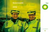 Maatschappelijk Jaarverslag BP in Geel · In 2016 bedroeg de gemiddelde leeftijd van de medewerkers van BP in Geel 44,31 jaar. Anciënniteit: gemiddeld 17,42 jaar in dienst Bij het