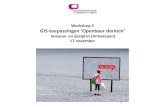 Workshop 2 GIS-toepassingen ‘Openbaar domein · 2017-03-03 · Sneeuw_en ijzel.mxd ArcMap File Edit View Bookmarks Inset Selection Geoprocessing Customize Windows Help o Drawing