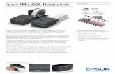 Epson TM-L500A Ticket-printer DATASHEET · C32C811311 (kernas 3 inch & 31 mm) VERPAKKINGSGEWICHT Circa Circa AFMETINGEN VERPAKKING (B×D×H) Neem voor meer informatie contact op met