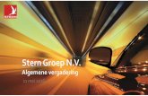 Stern Groep N.V. · 19 | 11 mei 2016 EBITDA €1.000(x ,-) 2015 2014 index Dealergroep Stern 18.639 3.497 533,0 Stern Financial Services 41.476 38.056 109,0 Stern Mobilty Services
