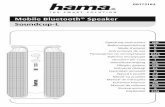 MobileBluetooth Speaker Soundcup-Lstatic.hifi-forum.de/produkte/124472560/bedienungsanleitung_hama... · 2 G OperatingInstructions ControlsandDisplays 1. On/offswitch 2. AUX-insocket