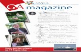 Groot jubileumfeest op 17 september - NVGAJaargang 1, uitgave 4, september 2010 NVGA Magazine is een uitgave van NVGA en verschijnt 3 maal per jaar. RedaCtie Secretariaat NVGA j.jonker@NVGA.org