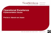 Operational Excellence - van Assenvanassen.info/wp-content/uploads/Module-5.pdf · 2013-02-15 · •Operational Excellence moet worden afgestemd op de strategie van de organisatie