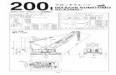 200t クローラクレーン HITACHI SUMITOMO …ochiunso.co.jp/assets/pdf/crawler_crane/200t_HITACHI...タワーブーム定格総荷重表（t）64.00mタワー クローラクレーン